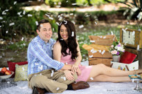 Rental FX Continous Confetti Cannons Used In Engagement Proposal Photoshoot